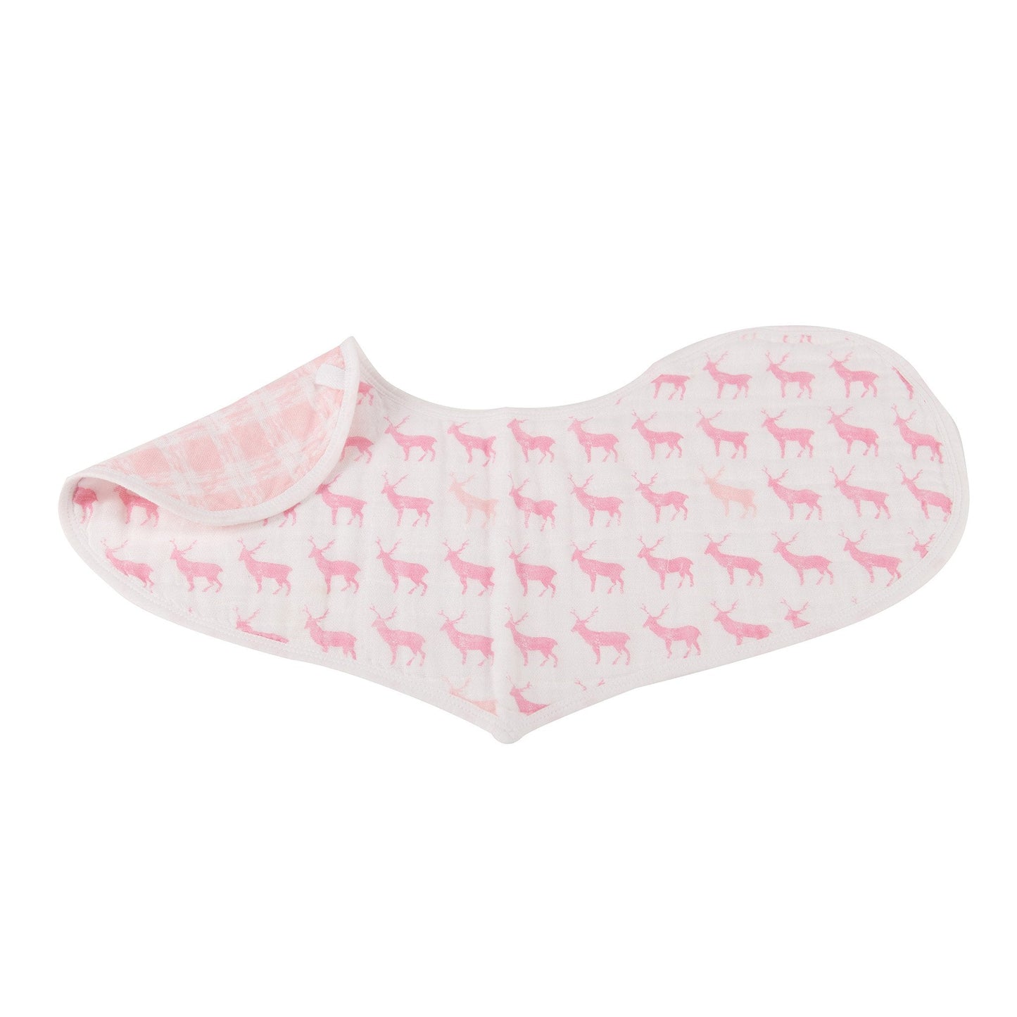Pop of Pink Cotton Heart Bibs 2PK-3