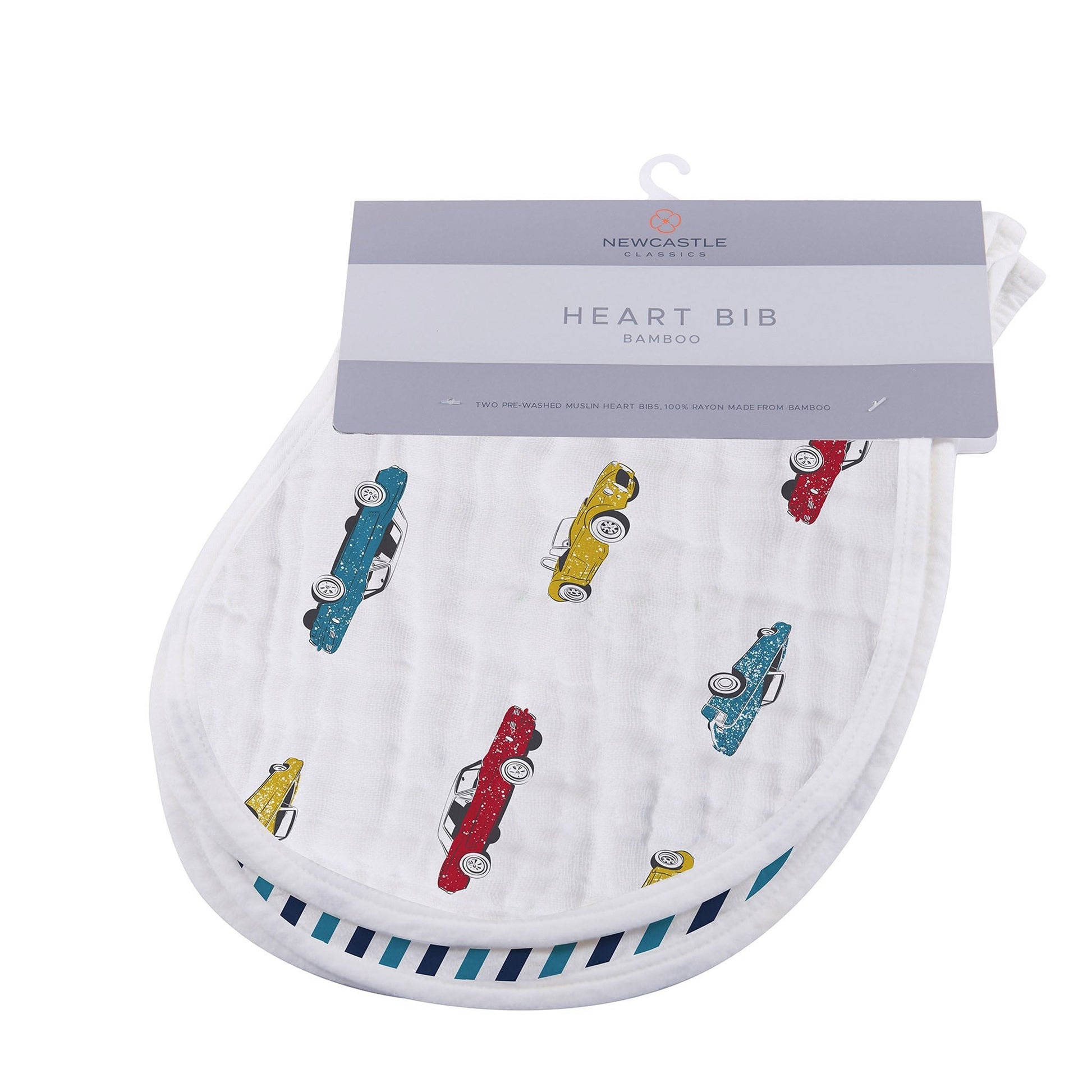 Ultimate Road Trip Bamboo Heart Bib 2PK-0